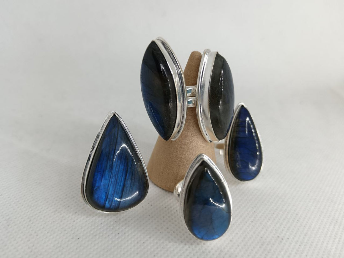 Anello in Labradorite Boreale 925