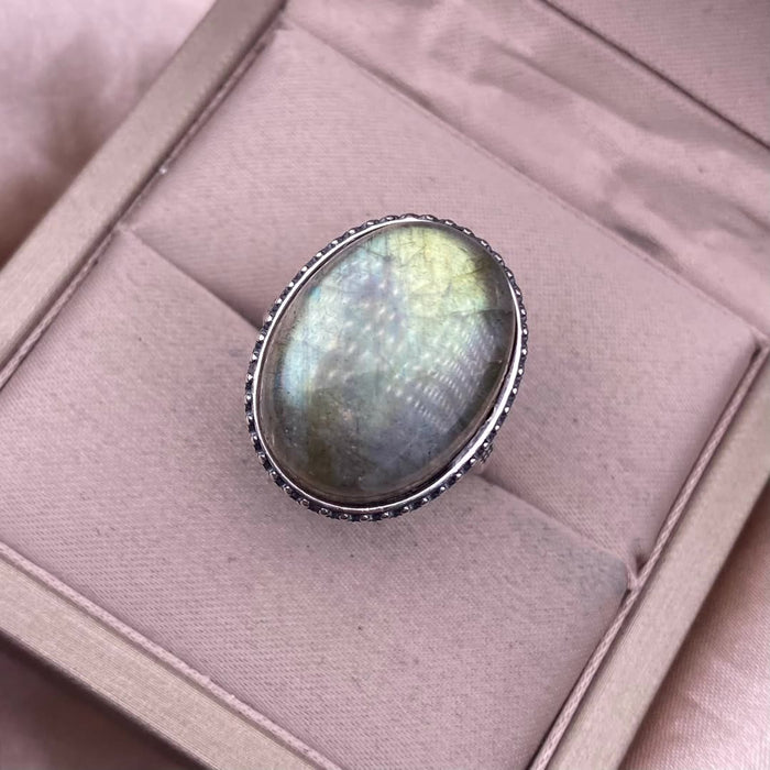Anello in Labradorite Bolla 925