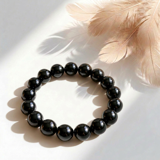 Bracciale in Cristallo Naturale Ossidiana
