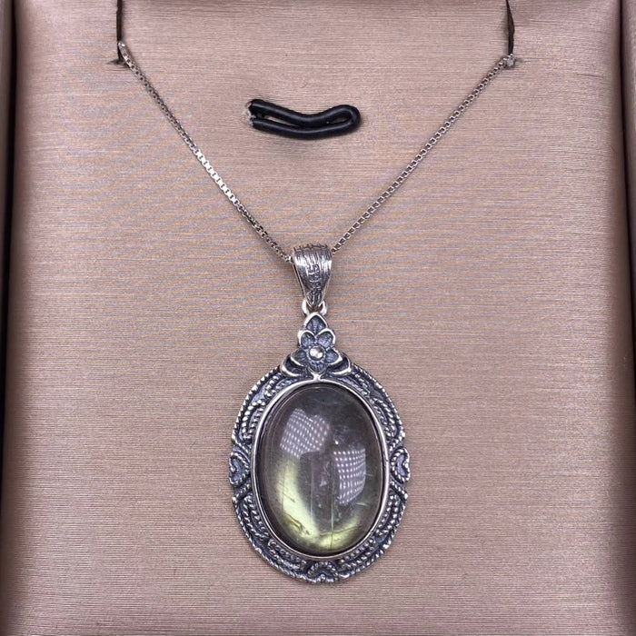 Collana in Labradorite Regina 925