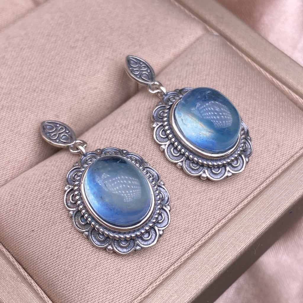 Orecchini Portale in Acquamarina 925