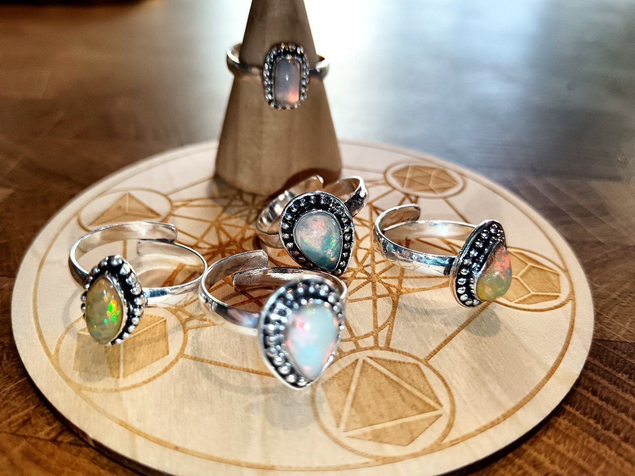 Luce d’Acqua- Anello 925 Opale Etiope