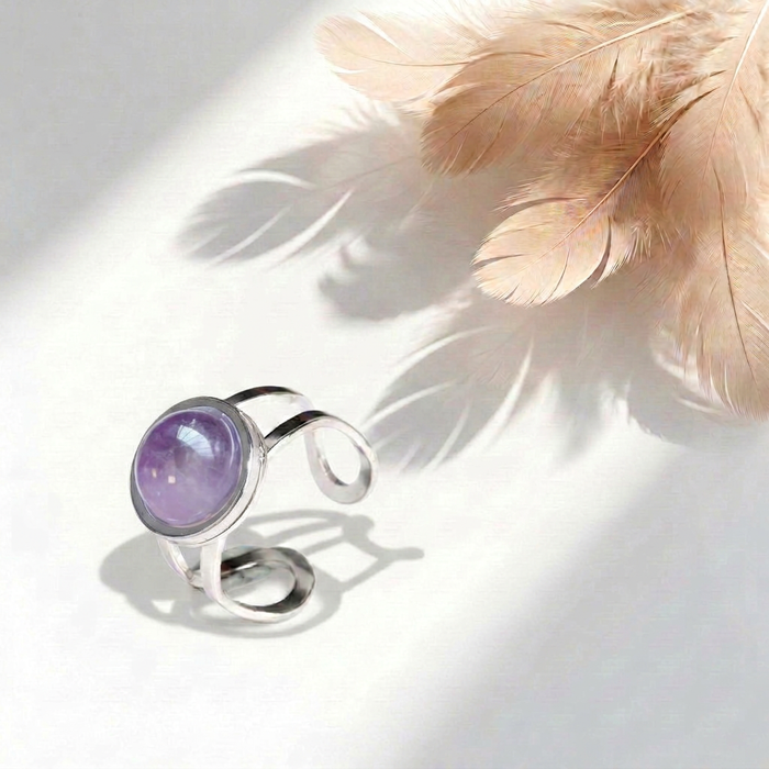 Anello in Ametista