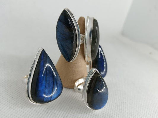 Anello in Labradorite Boreale 925