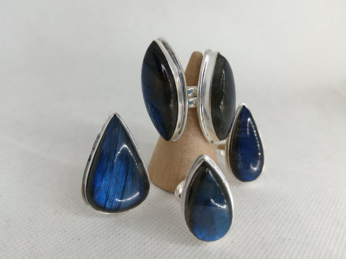 Anello in Labradorite Boreale 925