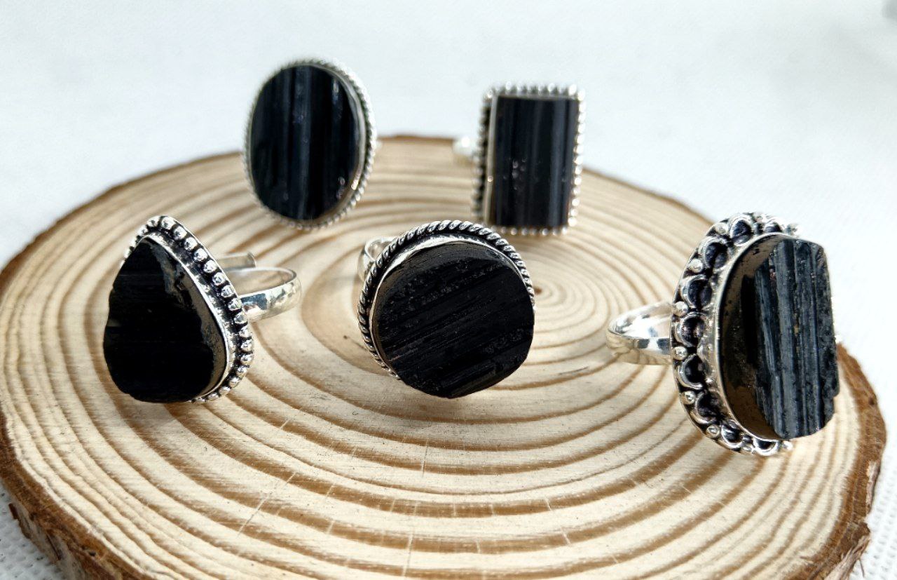 Anello Tormalina Scaglie 925