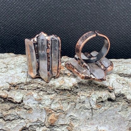 Anello Triade in Cristallo di Rocca