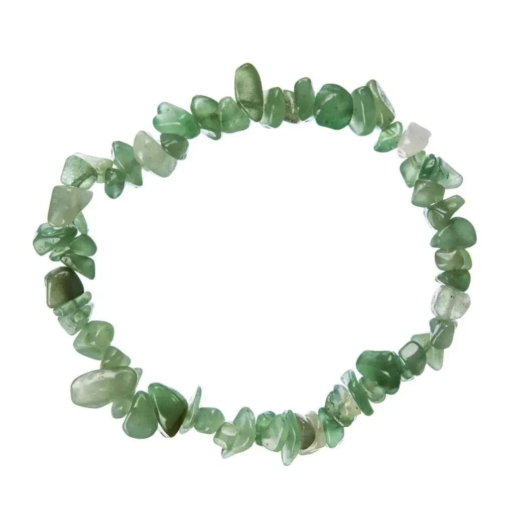 Bracciale Chips Avventurina Verde