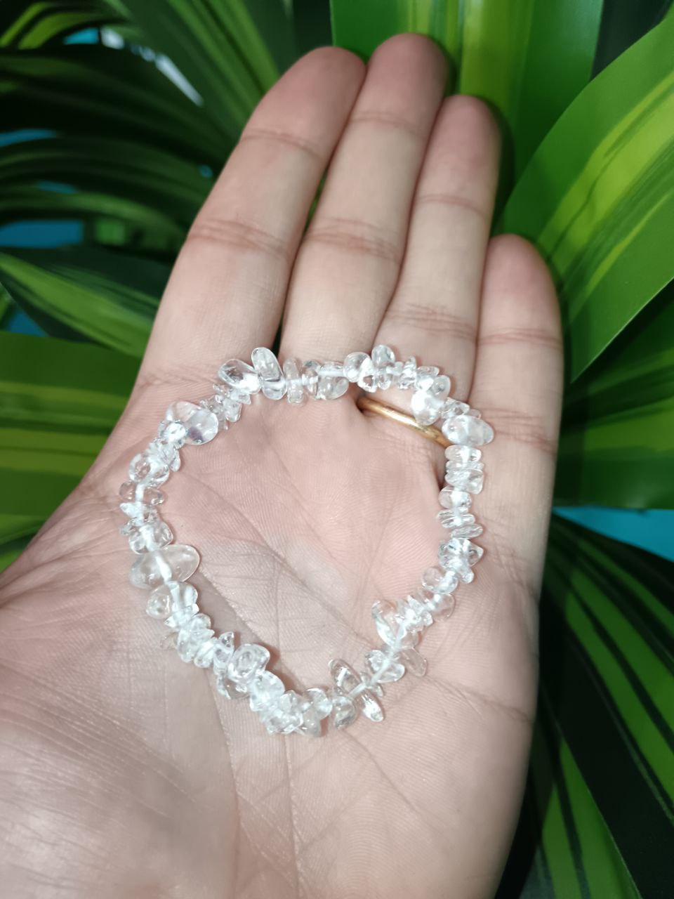 Bracciale Chips in Cristallo di Rocca