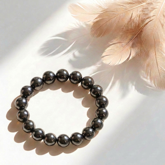 Bracciale in Shungite Lucidata