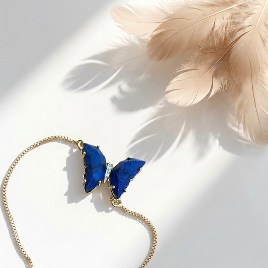 Bracciale Farfalla in Lapislazzulo