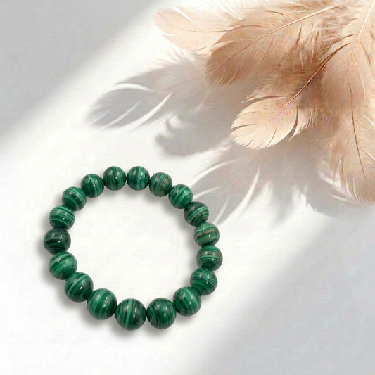 Bracciale in Cristallo di Malachite