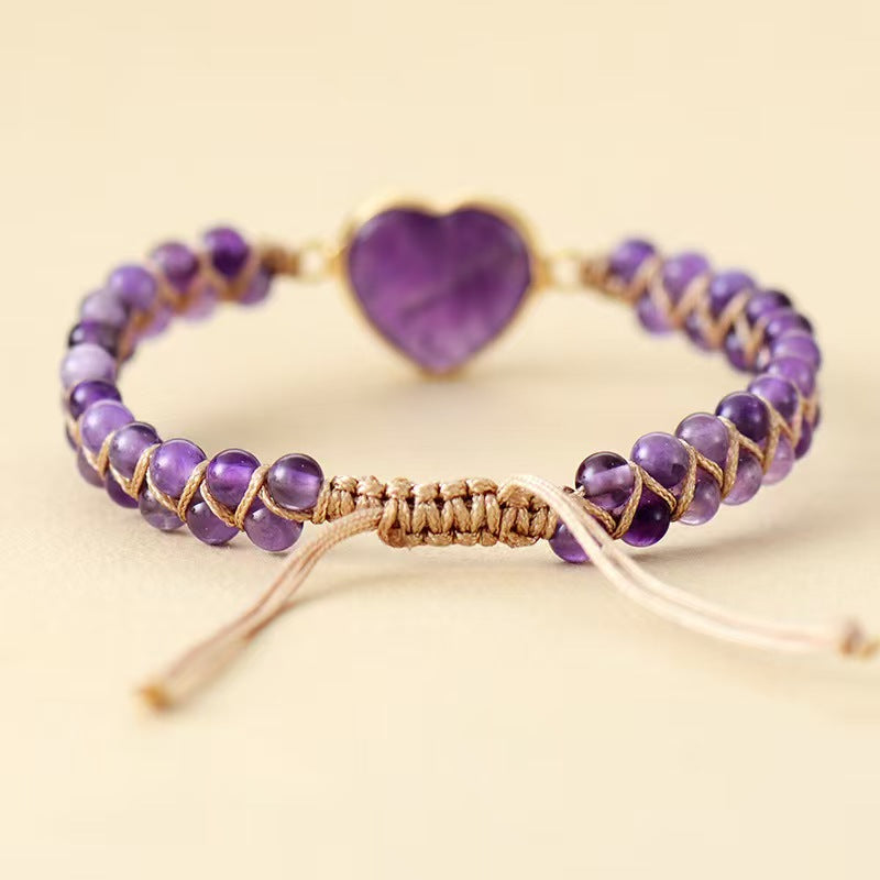 bracciale in Cuore di Ametista