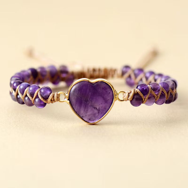 bracciale in Cuore di Ametista