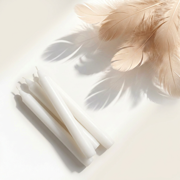 Candela bianca 17.50 cm