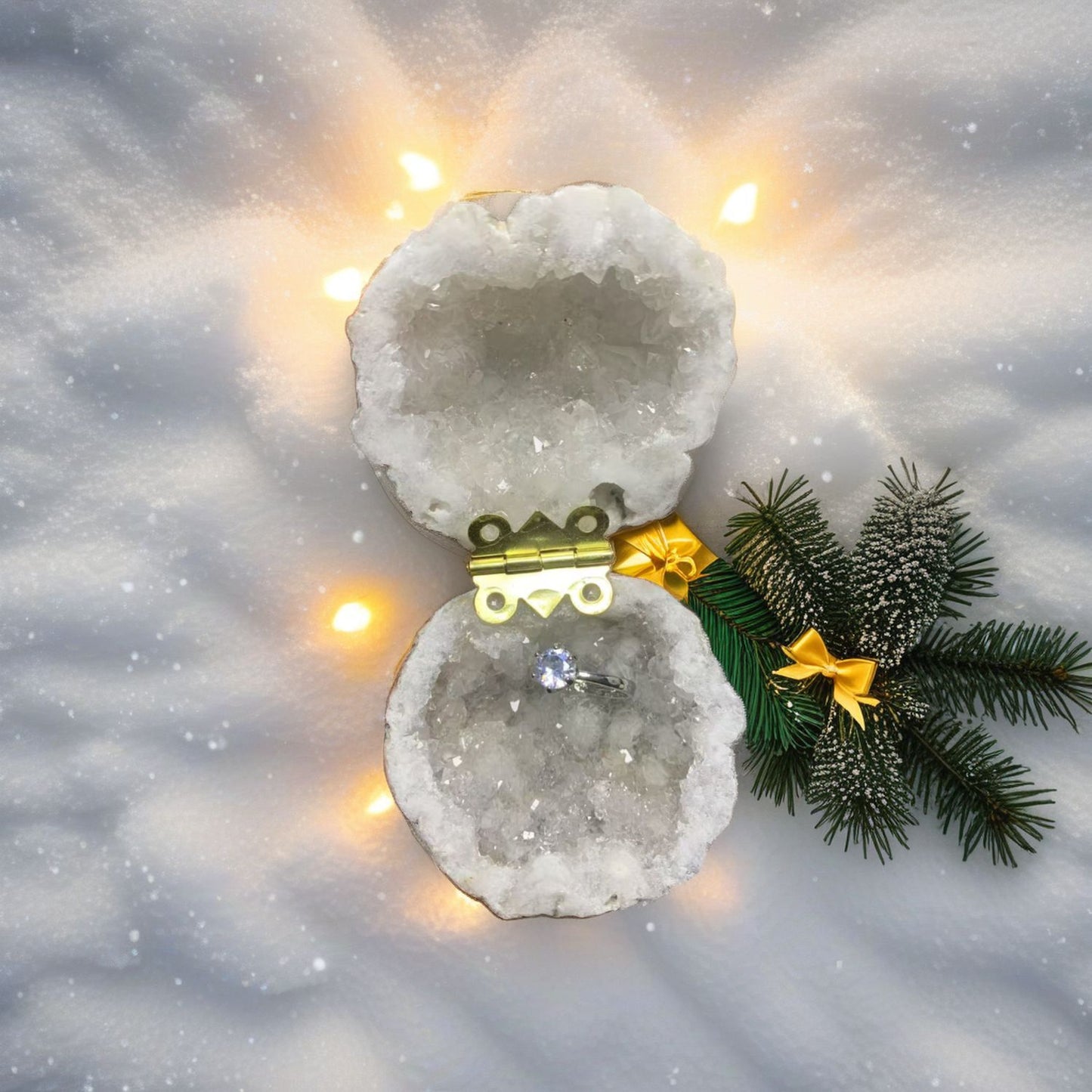 Portagioie in Cristallo di Rocca