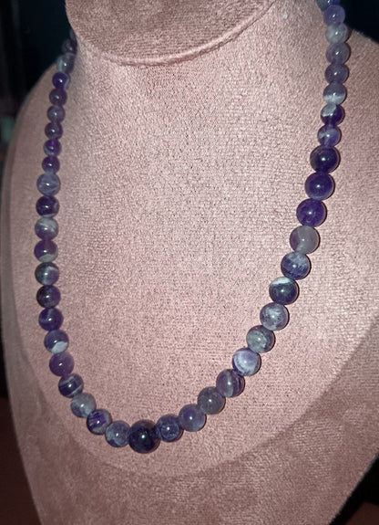 Collana graduata di Ametista