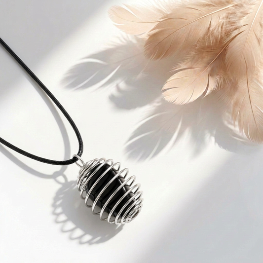Collana Ciclone porta Ossidiana