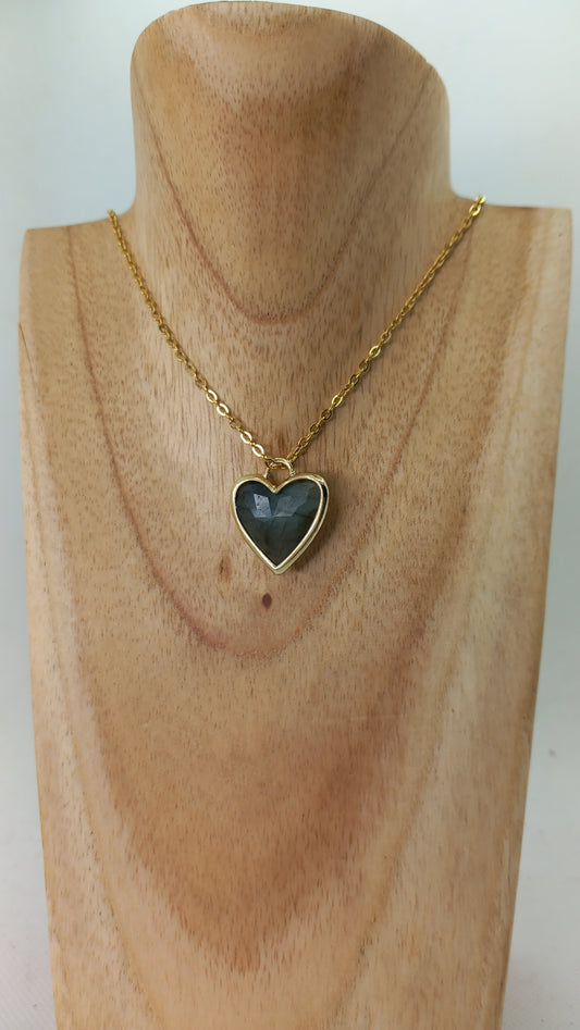 Cuore Delicato in Labradorite