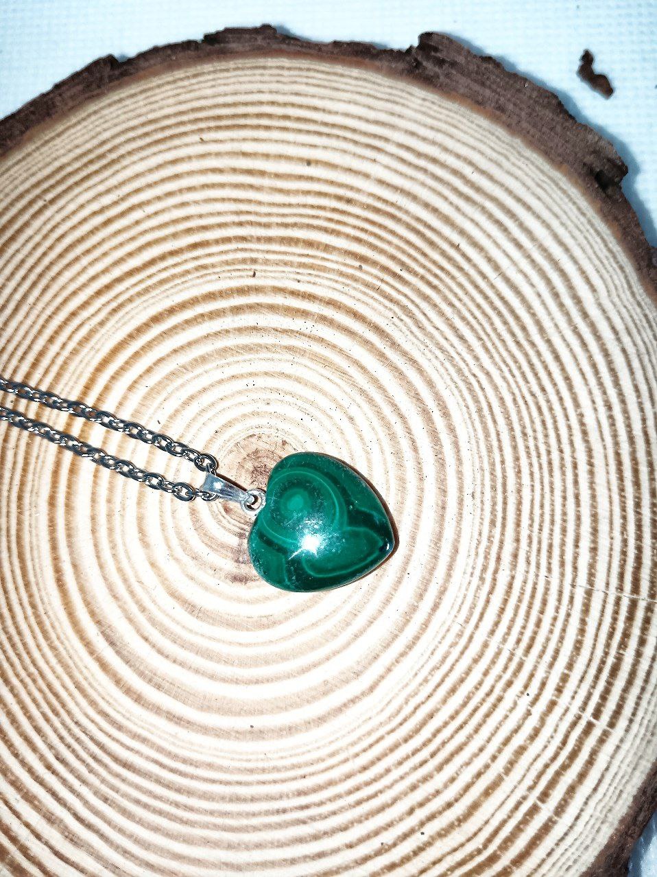 Cuore in Malachite