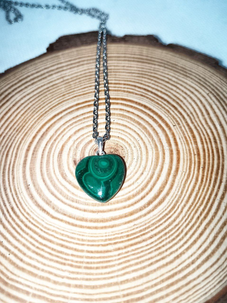 Cuore in Malachite