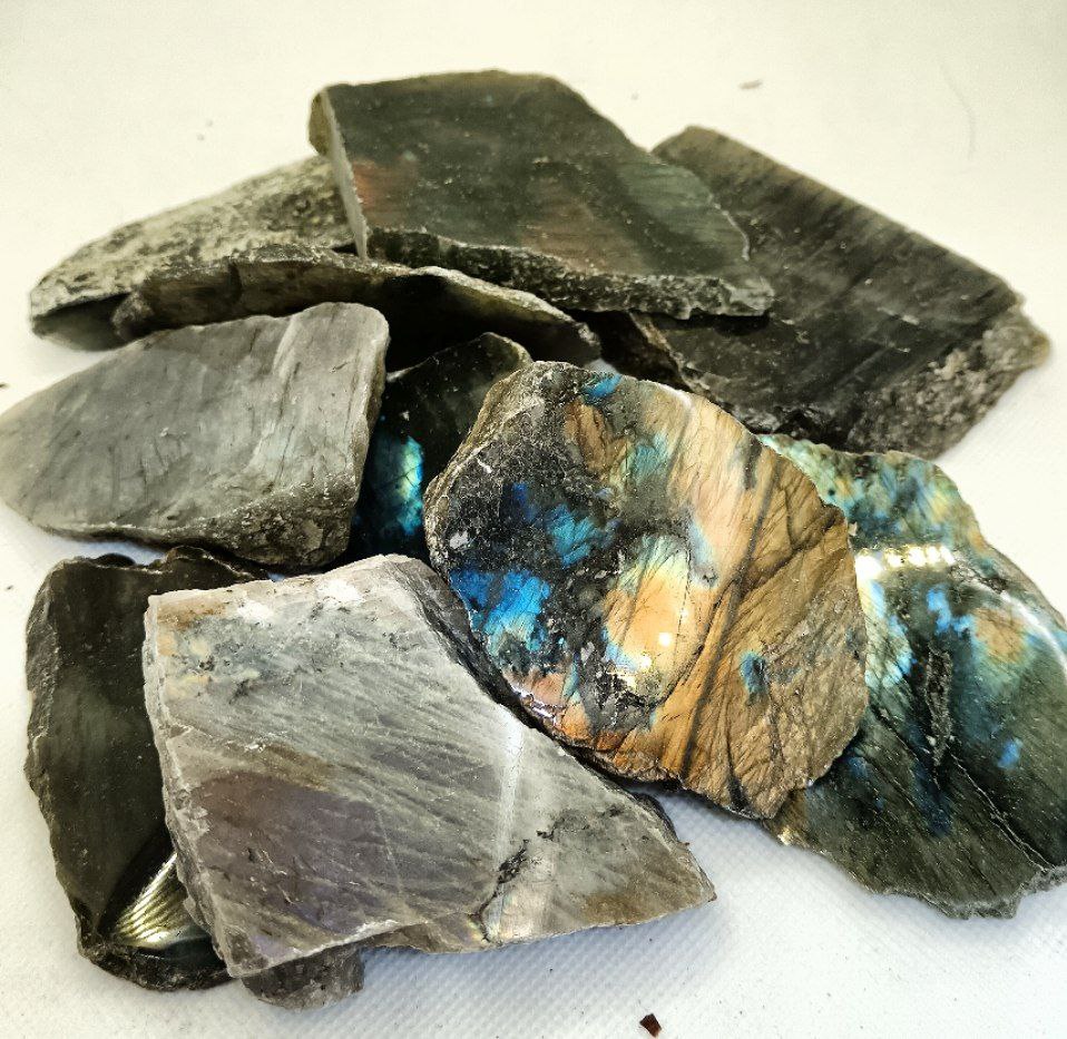 Piastra Labradorite Faccia levigata