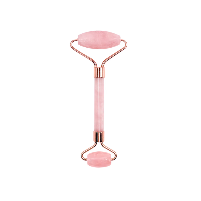 Set Viso in Quarzo Rosa – Roller & Gua Sha