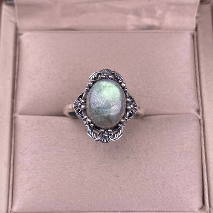 Anello in Labradorite Re 925