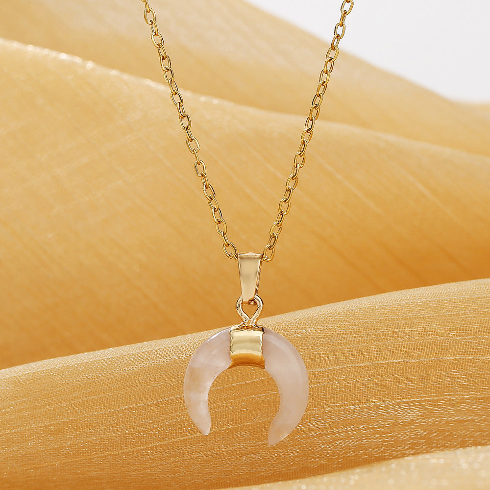 Luna intagliata in Cristallo di Rocca