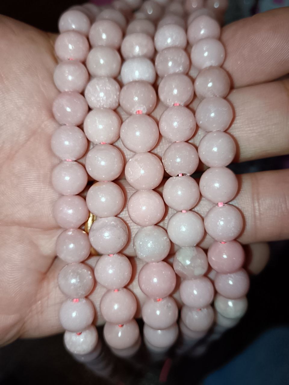 Filo di Cristallo 8mm Opale Rosa