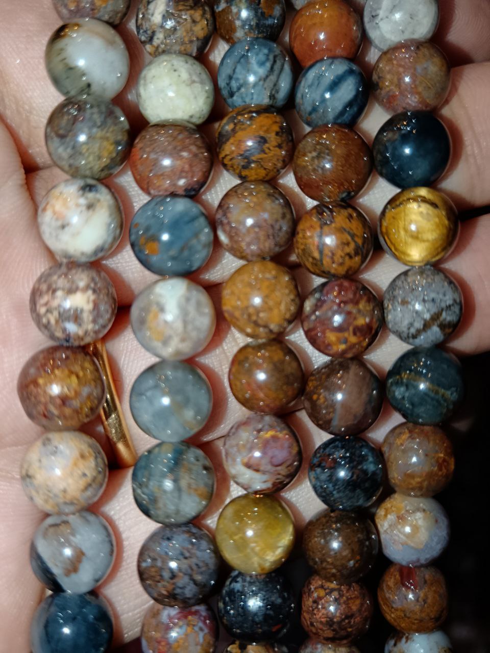 Filo di Cristallo 8mm Pietersite AB