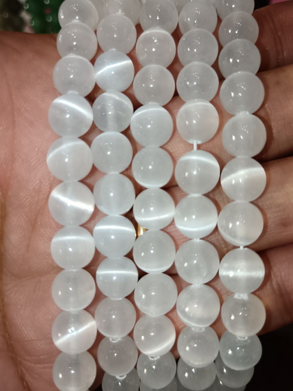Filo di Cristallo 8mm Selenite