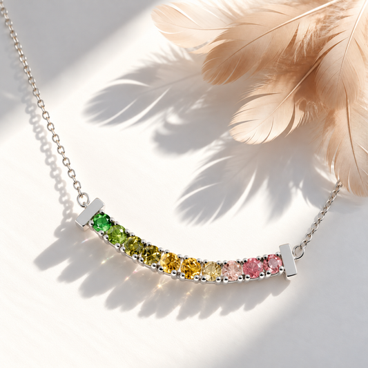 Rama in Tormalina Multicolore Argento 925