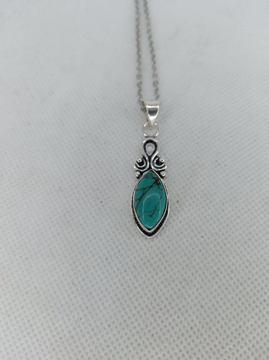 Ricamo-turchese in argento 925
