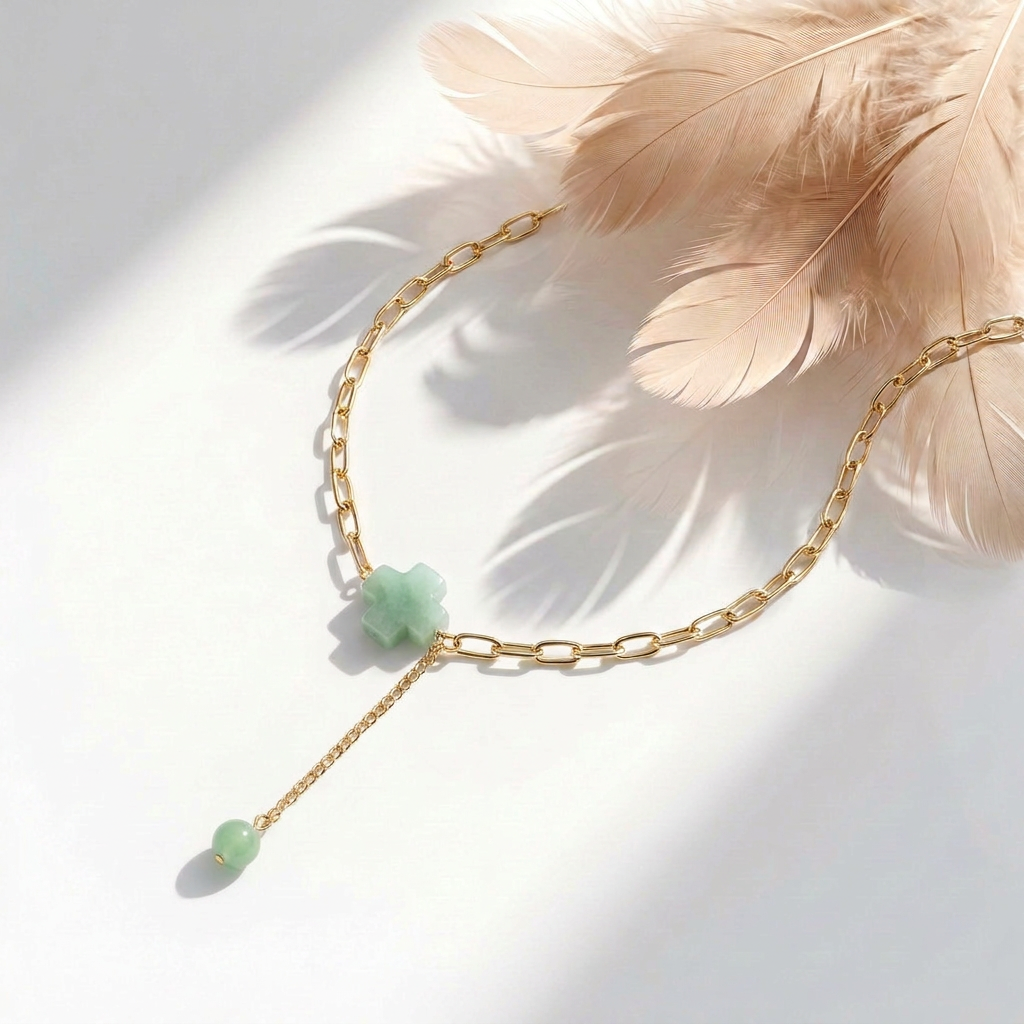 Collana Vert in Avventurina Verde