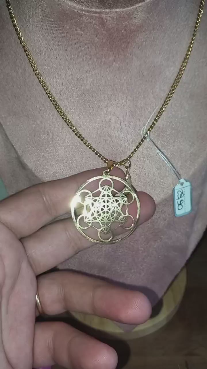 ORECCHINI CUBO DI METATRON